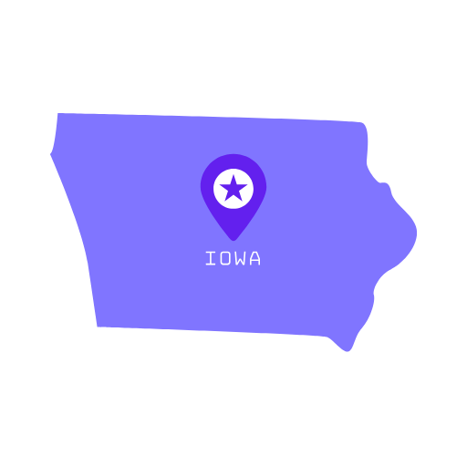Iowa State Map