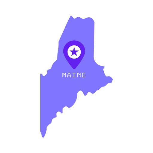 Maine State Map