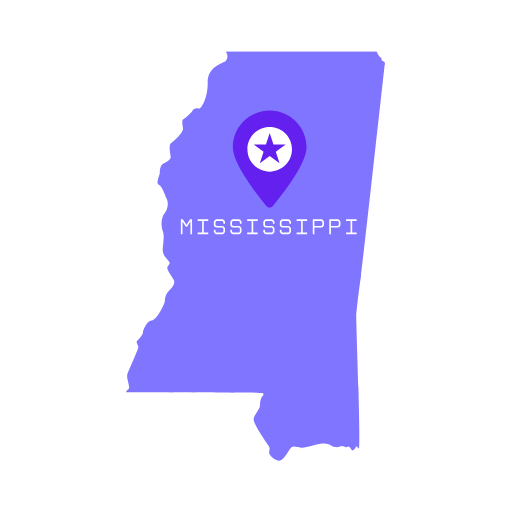Mississippi State Map