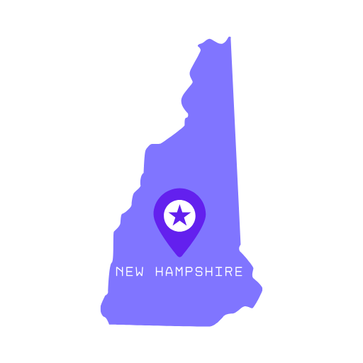 New Hampshire State Map