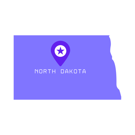 North Dakota State Map