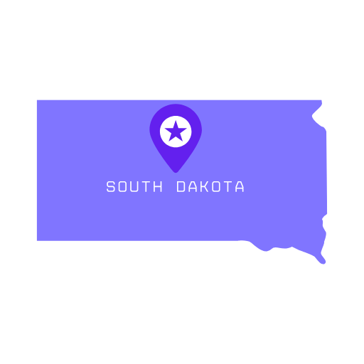 South Dakota State Map