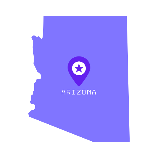 State of Arizona Map